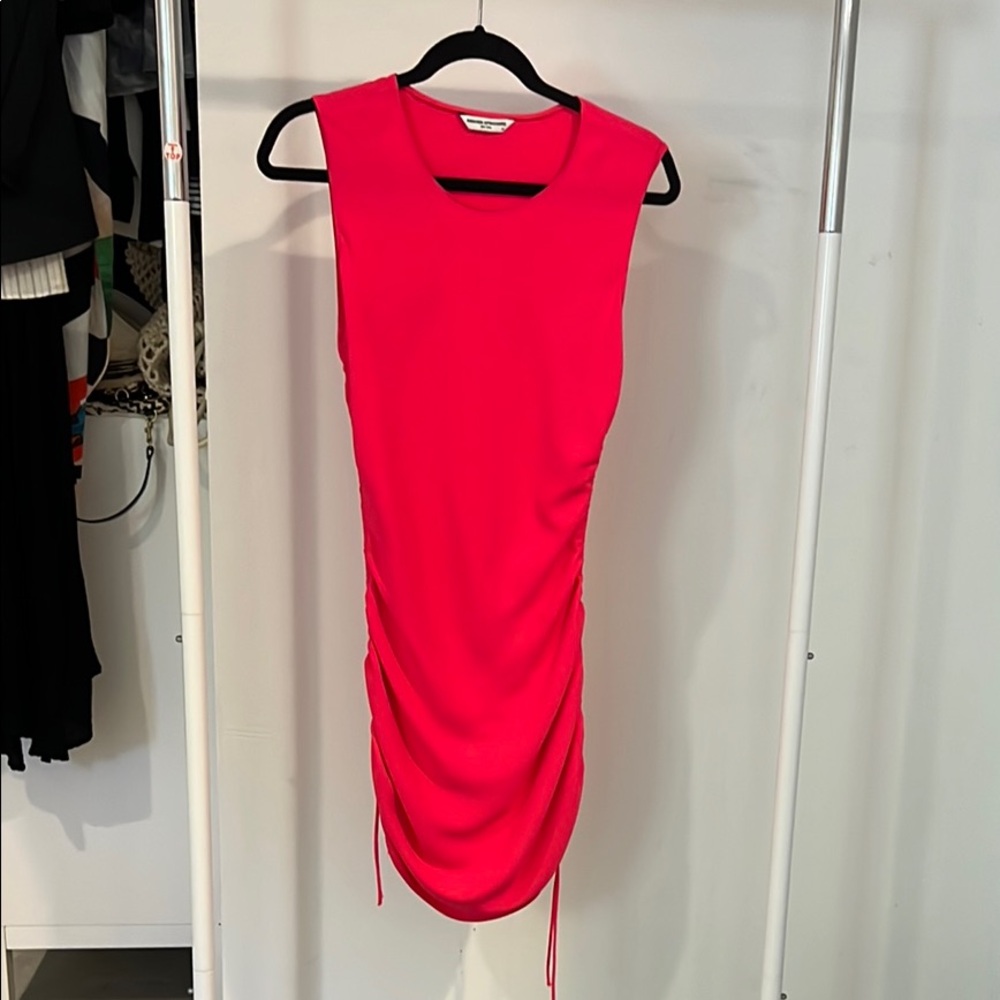 Amanda Uprichard Orange Sheath Mini Dress